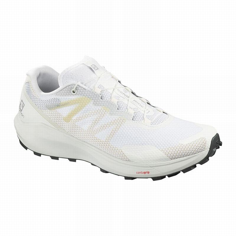 Salomon SENSE RIDE 3 Zapatillas De Running Hombre - Blancas - Colombia (73816-GSYI)